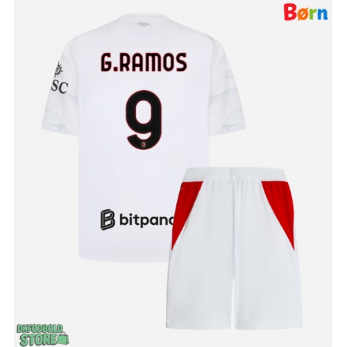 AC Milan Goncalo Ramos #9 Replika Babytøj Udebanesæt Børn 2026-27 Kortærmet (+ Korte bukser)